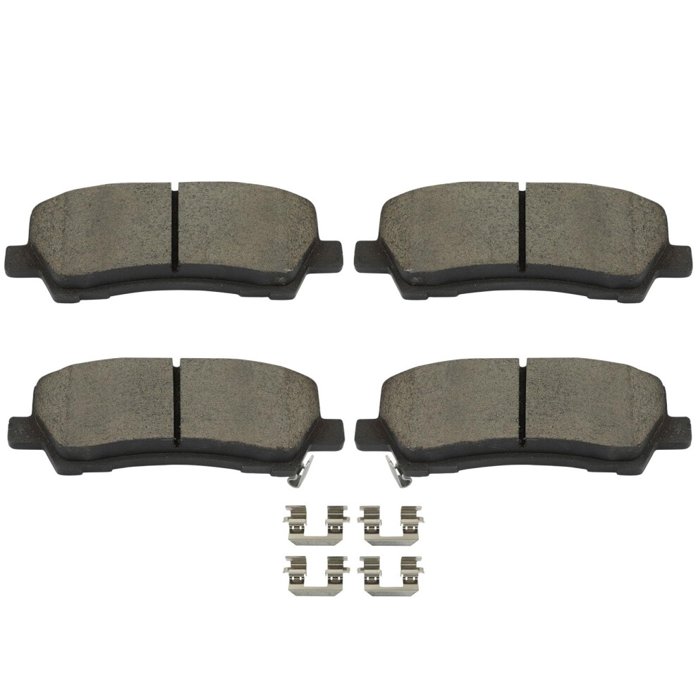 Scitoo D1793 Ceramic Brake Pads Sets Rear W/Hardware Replacement For Ford For Mustang 2015 2016 2017 2018 198519876480