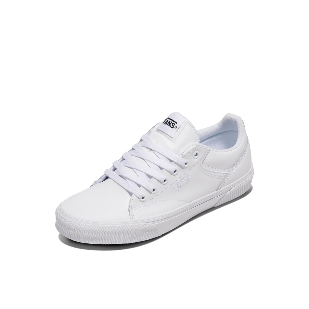 Vans Men's Seldan Sneaker  Tumble White/White  11.5