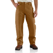 Carhartt mens Firm Duck Double- Front Dungaree B01 (Big & Tall) work utility pants Carhartt Brown 46W x 32L Big Tall US