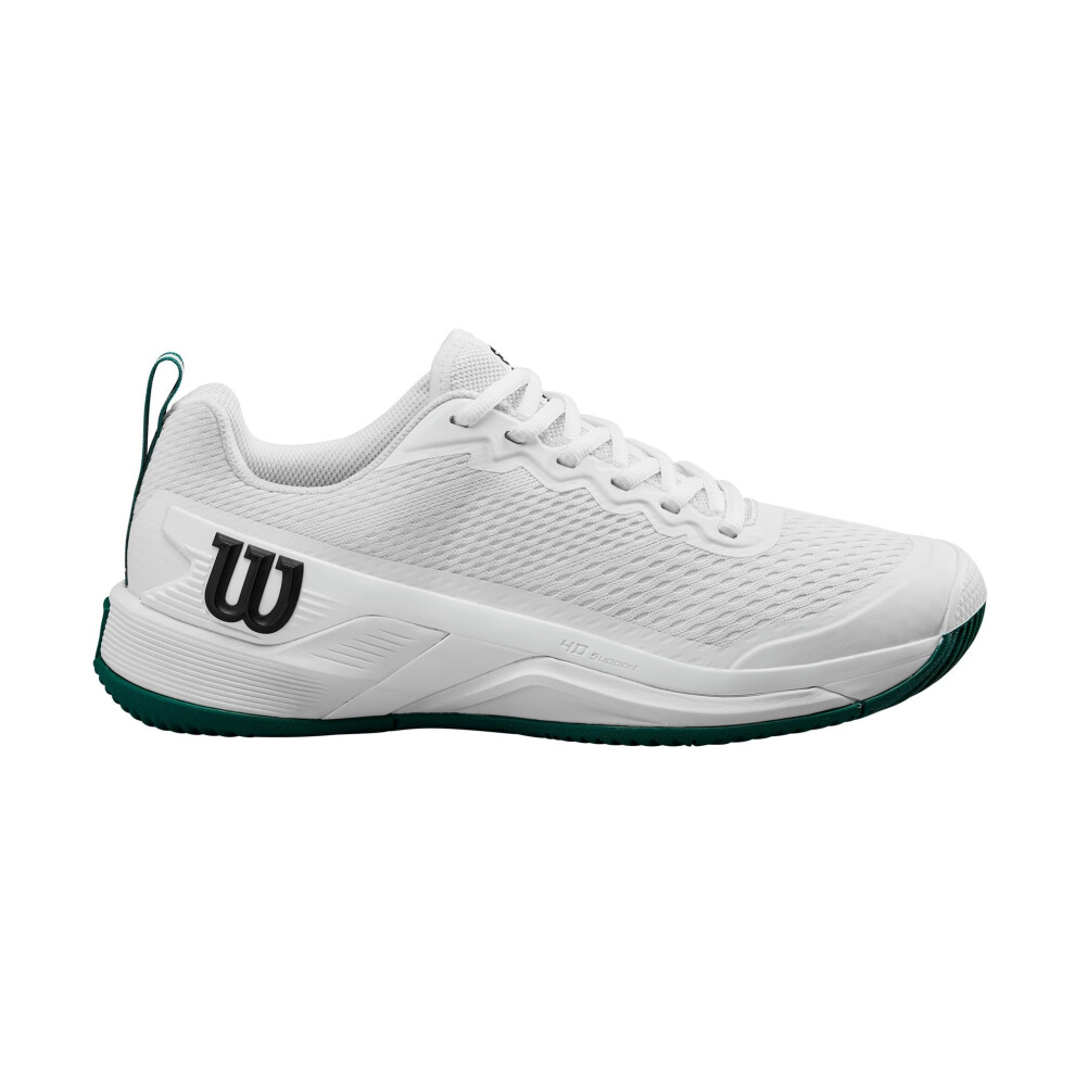 Wilson Rush Pro 4.5 Men's Tennis Shoe  White/Aventurine  Size 14