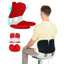 CURBLE GRAND (Extra Wide & Robust) Cover Set - Ergonomic Back Support Chair & Lstagbart tckning Luftstd fr hllningskorrigerare och lgryggsm