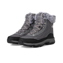 Skechers Women's Trego-Stormie Ankle Boot Charcoal 9.5