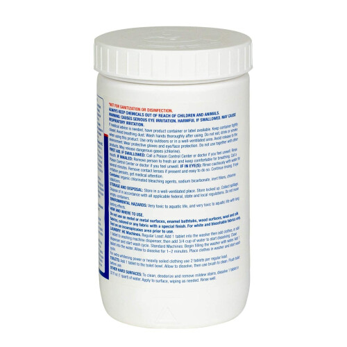 Evolve Concentrated Bleach Tablet Bulk Size 240 Tablets 1 Pack Original Scent 1