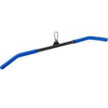 SERTT 39,37 tommer LAT Pulldown-tilbeh?r til Pulley Cable Machine Curl Tricep Press Down Bar med gummih?ndtag LAT Pull Down Bar til tr?ningscente