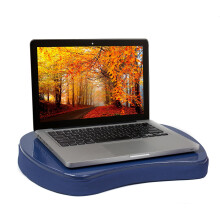 Sofia + Sam Mini Lap Desk Sddbord med minneskum - Blue - Arbeta hemifrn - Laptop Lap Tray Desk - Travel Portable Desk - Perfekt fr att lsa Sk