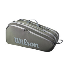 WILSON Tour Tennisketchertaske - M?rkegr?n Holder op til 12 ketchere
