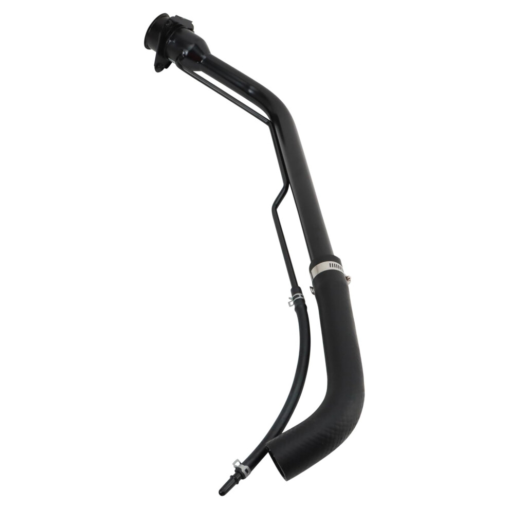 Trq Fuel Tank Filler Neck Compatible With 2011-2016 Ford F-250 Super Duty F-350 Super Duty Black 195591624442