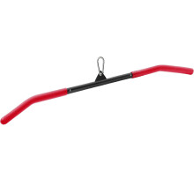 SERTT 39,37 tommer LAT Pull Down Bar-tilbeh?r til Pulley Cable Machine Curl Tricep Press Down Bar med gummih?ndtag LAT Pulldown-tilbeh?r til styr