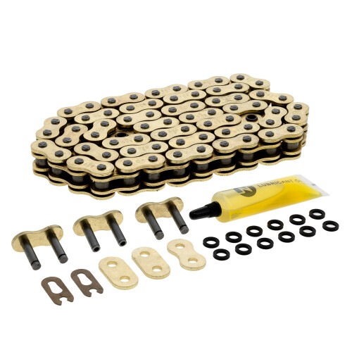 NICHE Gold 520 X-Ring Chain 70 Links With Connecting Master Link