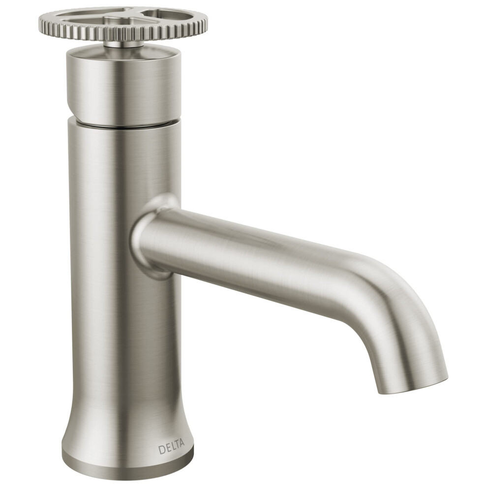 Photos - Tap Delta Faucet Trinsic Single Hole Bathroom Faucet Brushed Nickel Single Handle Bathroom Faucet Bathroom Sink Faucet Diamond S 