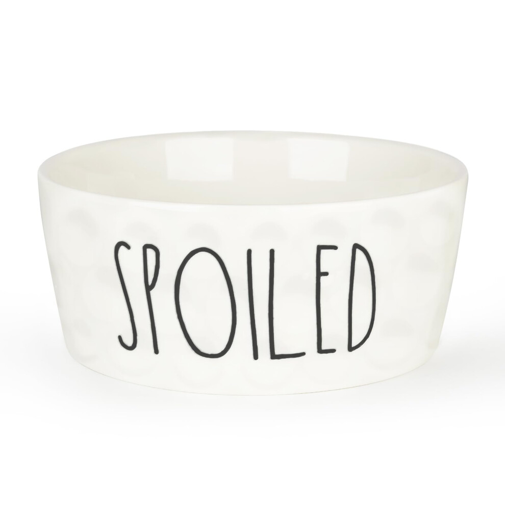 Gamelle Pour Chien En C Ramique Woofinpets 70 Oz - Mangeoire Antid Rapante De 8 Po Pour Chiens De Taille Moyenne Et Grande. Convient Aux Aliments-image