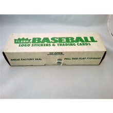 1988 Fleer Baseball Card Factory Sealed Set (Version in gr ner Fabrikbox) Rookie-Karte von Tom Glavine RC!