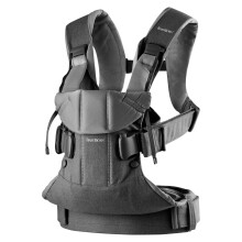 Portabeb s BabyBjrn One Tejido Mixto Gris Denim/Gris Oscuro