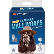 Honeycare Wegwerpbandages voor senioren, groot formaat, 40 stuks, superabsorberend, ademend, vochtindicator, super ontgeuring, schattig, pakbrete