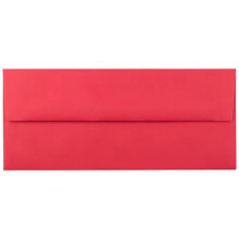 LUXPaper #10 Business Konvolutter | 4 1/8"""" x 9 1/2"""" | Ferie R?d | 60 lb. Tekst | 250 stk