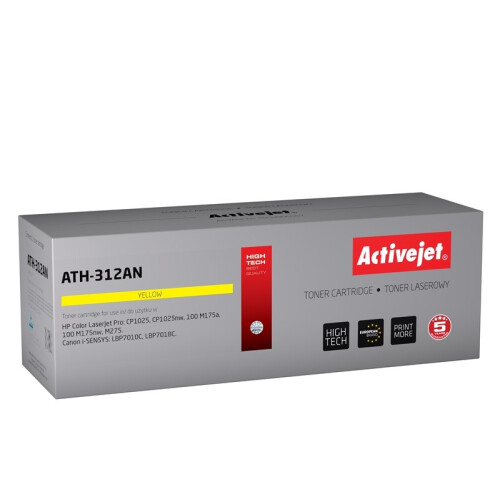 Lasercartridge - ActiveJet - ATH-312AN - Compatibel HP 126A - 1000 pagina's - Multikleur