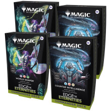 Magic: The Gathering Edge of Eternities Commmander Deck Bundle - 2 of Each Deck (2 World Shaper + 2 Counter Intelligence)