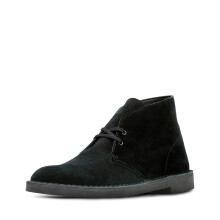 Clarks Men's Bushacre 2 Chukka Boot Black Suede 13