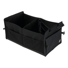 Carhartt Organizer universale pieghevole per bagagliaio, organizer portatile per accessori per auto, SUV, camion e auto, nero, taglia unica