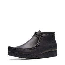 Clarks Men's Shacre Boot Ankle Black Leather 13 Wide