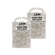 Jampapier kleurrijke duwpennen - heldere pushpins - 2 pakketten van 100