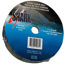 Shark 12992 1,5 pouce par 50 yards Oxyde d'aluminium Roll de tissu meri