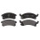 ACDelco Silver 14D506C Ceramic Front Disc Brake Pad Set 1