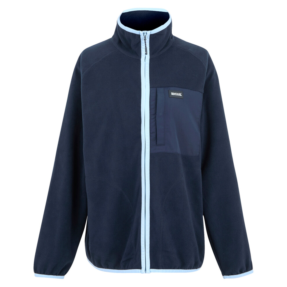 (18 UK, Navy/Chambray Blue) Regatta Womens/Ladies Lilana Full Zip Fleece Jacket
