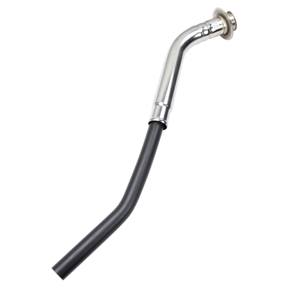 Trq Rear Tank Mounted Fuel Tank Filler Neck Compatible With 1987-1996 Ford F-150 1987-1997 F-250 F-350 Silver 191213694893