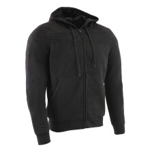 Milwaukee Leather MPM1788 Schwarzer CE-gepr   fter Reit-Kapuzenpullover mit Aramidfasern von DuPont f   r Herren, Gr      e 3XL