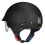 GLX M14 Open Face Motorcycle Helmet - Matte Black Medium - DOT Approved 4