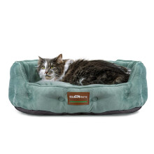 ClevaHome Cat Dog Bed for Small Pets up to 15lbs - Round Cat Beds for Indoor Cats Machine Washable Comfortable Pet Bed for Puppy and Kitten with Non-
