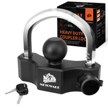 METOWARE Universele aanhangerkoppelingsslot Verstelbare zware aanhangerkoppelingssloten Geschikt voor 1-7/8 inch 2 inch 2-5/16 inch koppelingen met 2