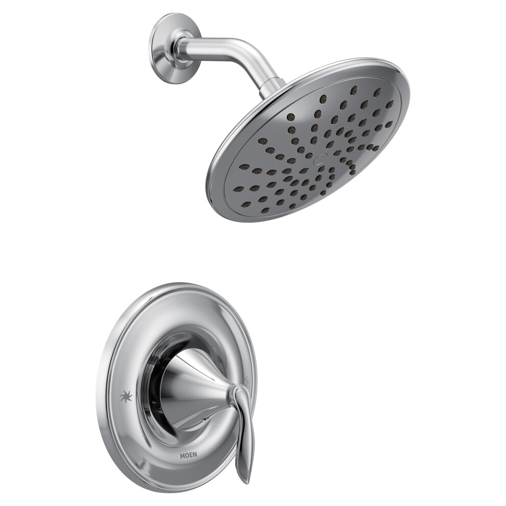 Moen T2232EP Eva Shower Only System with Rainshower Showerhead without Valve  Chrome-image-OPC-PGT6NX8-NEW