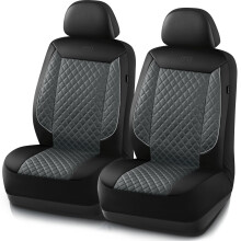 Skechers auton istuinsuojat, tereiset, ylelliset keinotekoiset istuinsuojat, vedenpit  v  t, liukumattomat auton istuinsuojat, etuistuimet, auton l