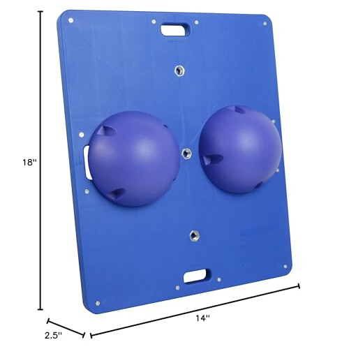 Cando Balance Board 14x18 polegadas 2,5 polegadas de altura azul 2