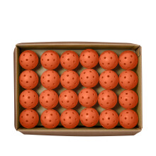WILSON TRU 32 Pilki do gry w pomieszczeniach - Pokrowiec na 48 pilek w kolorze pomaranczowym