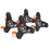 WEN WEN DL6165 Mveis de 6 polegadas e 165 libras com capacidade para mover Tri-Dolly 4 conjuntos (1 pacote) preto 4