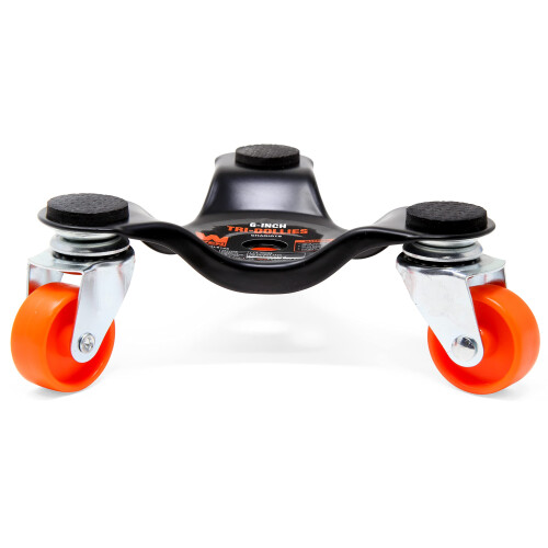WEN WEN DL6165 Mveis de 6 polegadas e 165 libras com capacidade para mover Tri-Dolly 4 conjuntos (1 pacote) preto 2