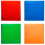 JAM PAPER Fichrios de plstico de 3 polegadas - Fichrios variados de 3 argolas (vermelho, azul, verde e laranja) - 4/pacote 2