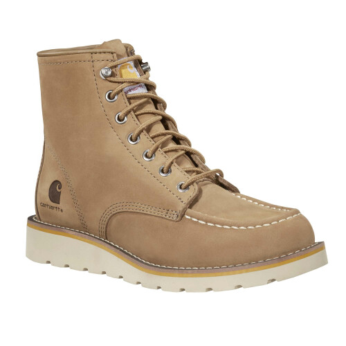 Carhartt Carhartt Dames 6" Moc Toe Wedge Boot, Coyote - 11M