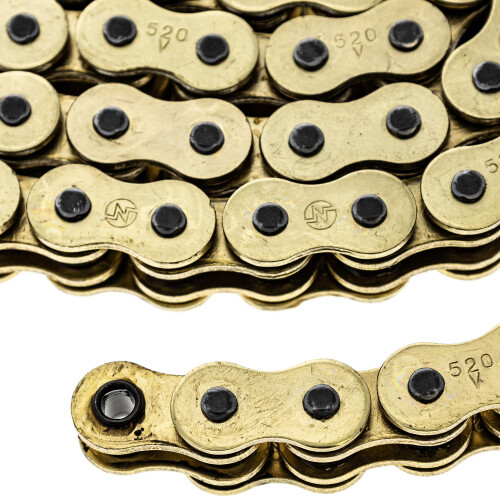 Niche Gold 520 X-Ring Chain 88 Links with Connecting Master Link 1