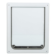 Trixie Pet Products 2-Way Locking Dog Door  Small to Medium Dogs  White