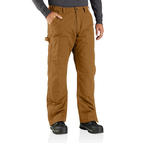 Carhartt Pantaloni Isolati in Cotone Lavato Carhartt Marrone