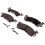 ACDelco Silver 14D52CHF1 Ceramic Front Disc Brake Pad Set 1