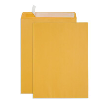 Blue Summit Stora postkuvert 13x18 Stora kuvert 13x18 fr dokument Sjlvfrsegling Tjockt 28lb Kraftpapper 50 Manila Mailers