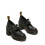 Dr. Martens Women's Eviee Platform, Black Sendal, 5 2