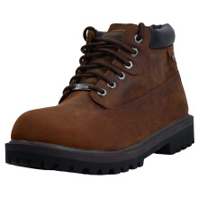 Skechers Men's Sergeants-Verdict Waterproof Boot Dark Brown 8.5 M US