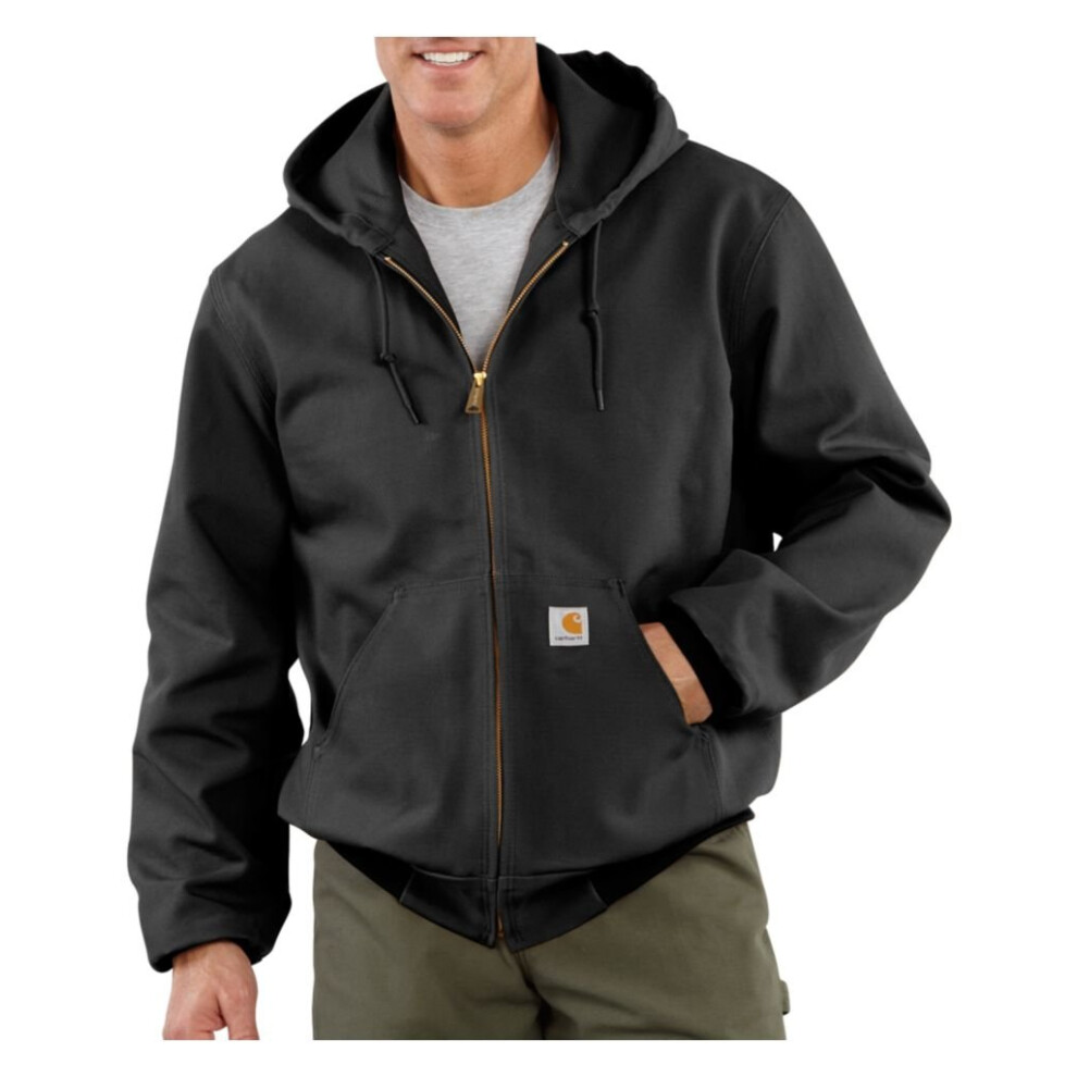 Carhartt mens Thermal Lined Duck Active J131 (Big & Tall) athletic insulated jackets  Black  5X-Large US