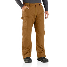 Loose Fit Washed Duck Insulated Pant Carhartt Brown